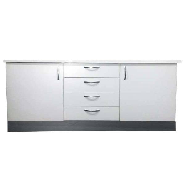 MEUBLE PRATIKA 2 PORTES/4 TIROIRS/CHARIOT MOBILE 5 TIROIRS L180cm