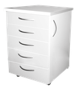 MEUBLE PRATIKA MOBILE 5 TIROIRS L45*H75*P50