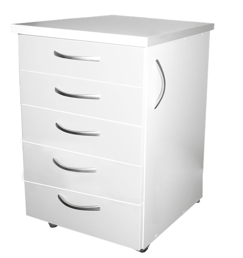 [M1000/T5M] MEUBLE PRATIKA MOBILE 5 TIROIRS L45*H75*P50